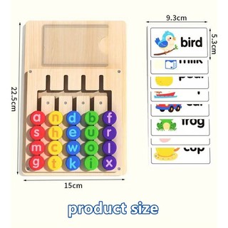 Chữ cái tiếng Anh đánh vần từ giáo dục mầm non tư duy logic đào tạo giảng dạy AIDS giáo dục đồ chơi