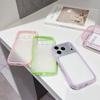 Ốp điện thoại màu hồng hình tròn mỏng 2 trong 1 có cửa sổ mở rộng ngay lập tức và màu sắc tương phản, thích hợp cho iPhone 11 12 13 14 15 16 17 Pro Max bao gồm tất cả vỏ chống rơi mờ
