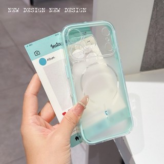 Ốp điện thoại hình tròn mỏng 2 trong 1 va chạm cửa sổ mở rộng tức thì thích hợp cho iPhone 11 12 13 14 15 16 17 Pro Max bao gồm tất cả vỏ chống rơi