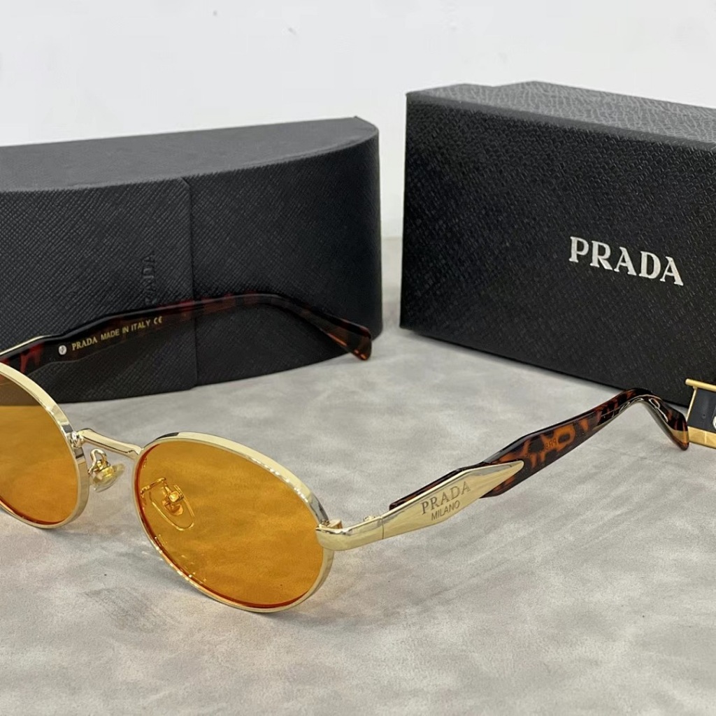 Kính râm hình bầu dục bằng kim loại thời trang mới, Unisex, Xu hướng Ins cao cấp, Kính râm phong cách đường phố Hip-Hop, Kính mắt xuyên biên giới Châu Âu và Mỹ
