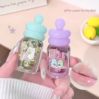 Gege Bear Fruity Lip Oil Dưỡng Ẩm Dưỡng Ẩm Son Bóng Lâu Dài Trong Suốt Son Dưỡng Môi Cho Môi Khô Tác Dụng Trang Điểm Hàng Ngày NO.GX1582