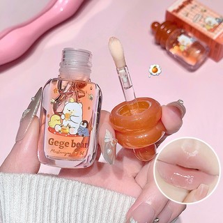 Gege Bear Fruity Lip Oil Dưỡng Ẩm Dưỡng Ẩm Son Bóng Lâu Dài Trong Suốt Son Dưỡng Môi Cho Môi Khô Tác Dụng Trang Điểm Hàng Ngày NO.GX1582