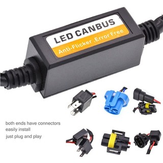 2 Bóng Đèn Pha Ô Tô LED H7 H4 H11 H8 9005 hb3 9006 hb4 H1 H3 Bộ Giải Mã Dây Bộ Giải Mã Canbus Không Lỗi Tải Chuyển Đổi