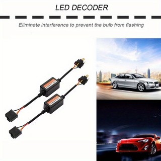 2 Bóng Đèn Pha Ô Tô LED H7 H4 H11 H8 9005 hb3 9006 hb4 H1 H3 Bộ Giải Mã Dây Bộ Giải Mã Canbus Không Lỗi Tải Chuyển Đổi