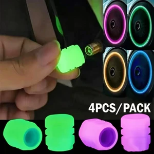 4 Dạ Quang Van Bánh Xe Ô Tô Lốp Trung Tâm Nắp Xe Máy Xe Đạp Xe Đạp Huỳnh Quang Đêm Phát SángLuminous Van Thân Mũ Trang Trí