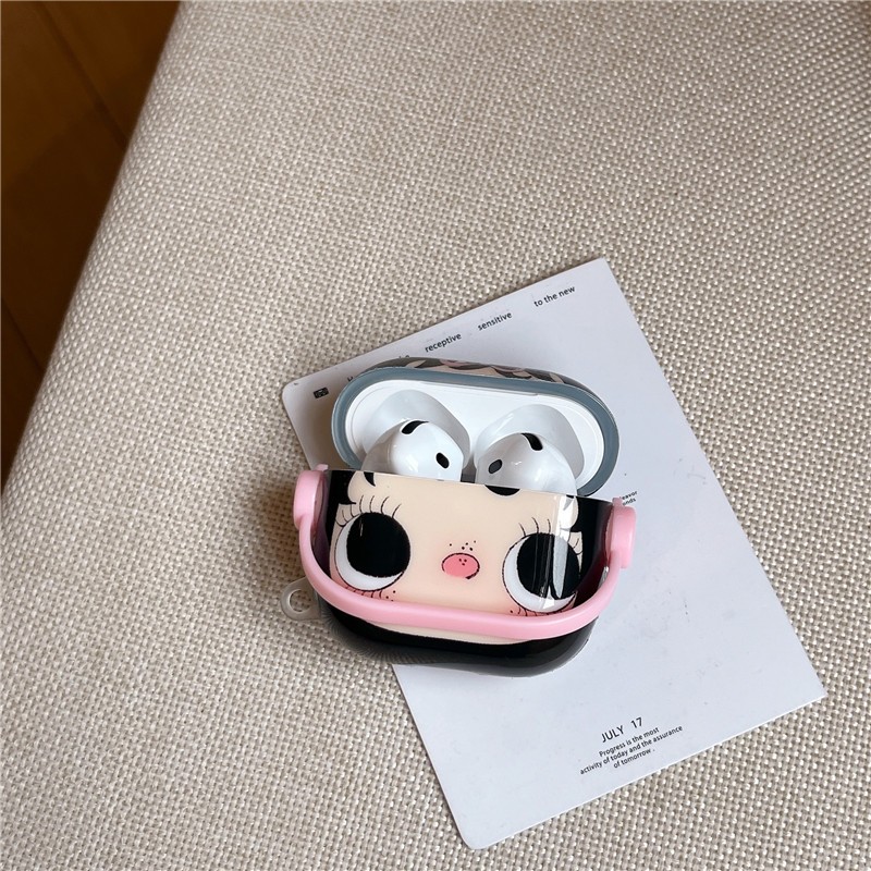 Air Pods 4 họa tiết hoa Lily Chất liệu TPU Vỏ bảo vệ Tai nghe không dây