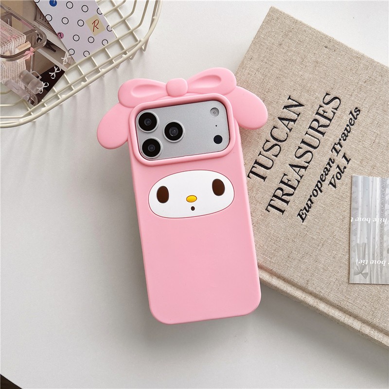 Ốp điện thoại chất liệu gel silicon họa tiết hoạt hình iPhone 17 Pro Max