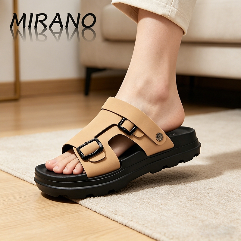 Mirano Dép nam EVA dày Dây đeo gót chân có thể điều chỉnh, Chống trượt thoải mái