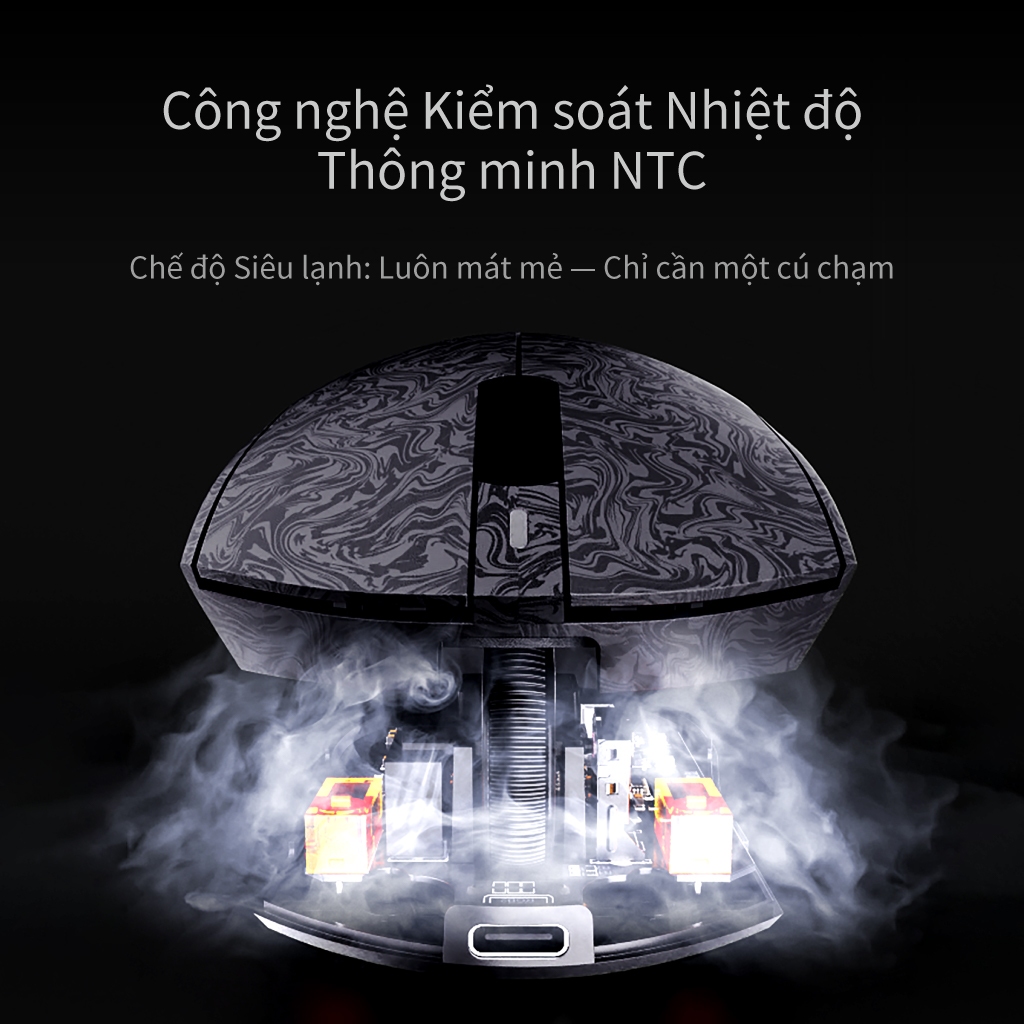 Chuột chơi game bằng sợi Carbon Mloong MX301 PRO 16000DPI Chuột kiểm tra Mock thứ ba Chuột trò chơi siêu nhẹ tiện dụng 500mAh