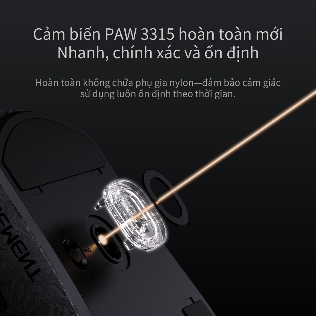 Chuột chơi game bằng sợi Carbon Mloong MX301 PRO 16000DPI Chuột kiểm tra Mock thứ ba Chuột trò chơi siêu nhẹ tiện dụng 500mAh