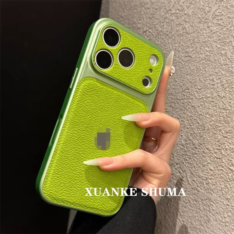 Ốp điện thoại cứng ăn liền bằng da Litchi sang trọng Thích hợp cho iPhone 17 16 15 14 13 Pro Max 17Air Ốp lưng