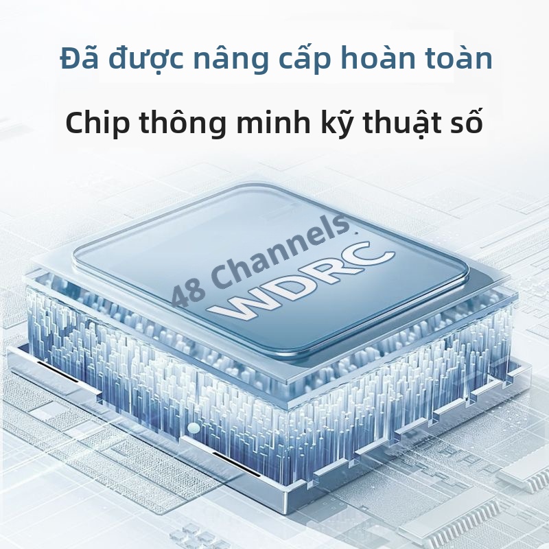 Máy trợ thính chống ồn, thao tác một nút, chống phản hồi, thoải mái khi đeo, chất lượng âm thanh độ nét cao