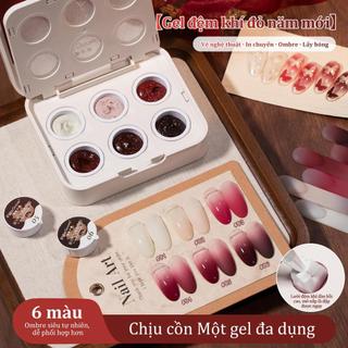 Miss Gooey Kem nền dạng cushion sáu màu mới với độ bão hòa cao phấn má hồng chuyển màu và kem che khuyết điểm có thể tán đều và vỗ nhẹ