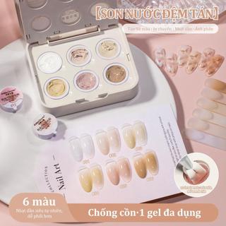 Miss Gooey Kem nền dạng cushion sáu màu mới với độ bão hòa cao phấn má hồng chuyển màu và kem che khuyết điểm có thể tán đều và vỗ nhẹ