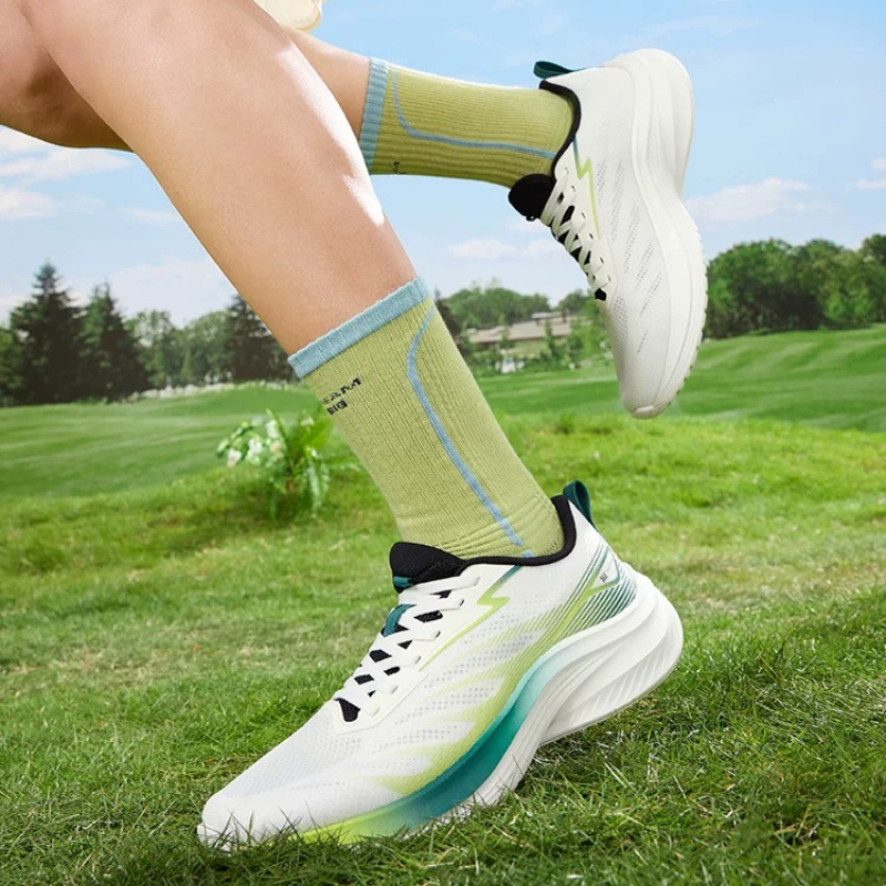 361° 【3-5km】Giày Chạy Bộ Nam Nữ Hè Mới 2026 Lưới Rỗng Thoáng Khí Mỏng Nhẹ Đế Mềm Hút Sốc Hàng Ngày