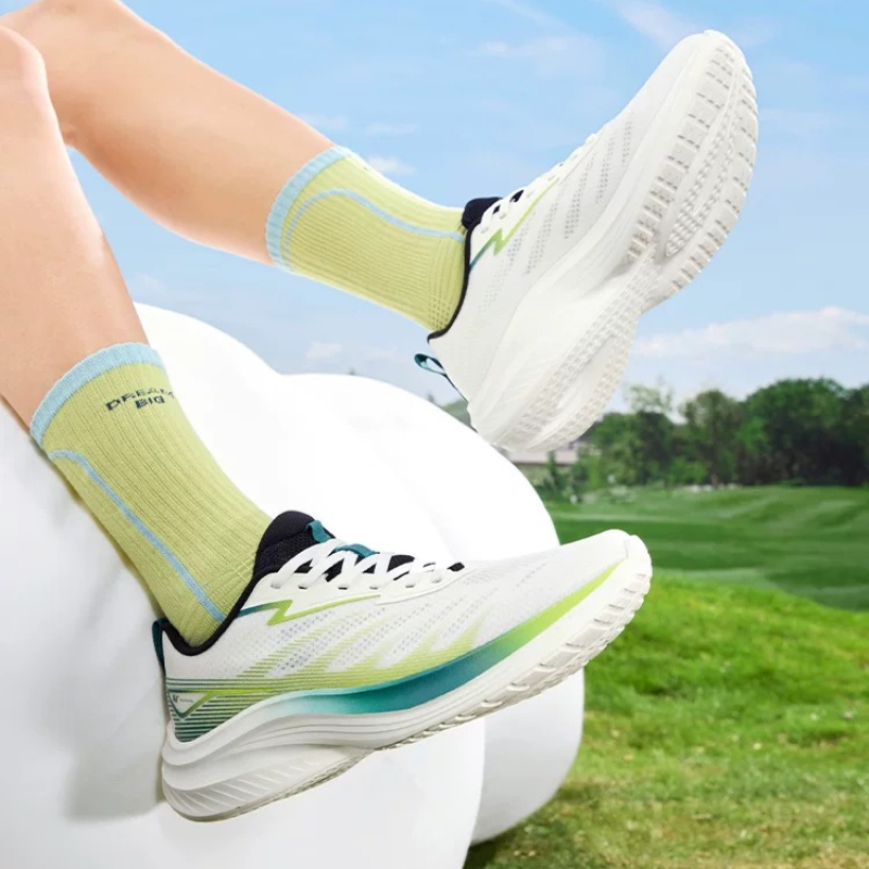 361° 【3-5km】Giày Chạy Bộ Nam Nữ Hè Mới 2026 Lưới Rỗng Thoáng Khí Mỏng Nhẹ Đế Mềm Hút Sốc Hàng Ngày