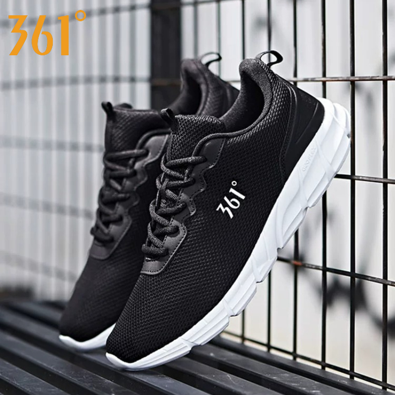 361° 【3-5km】 Giày Chạy Bộ Nam Hè Mới 2026 Lưới Thoáng Khí Nhẹ 200g Hút Sốc Đi Lại Hàng Ngày
