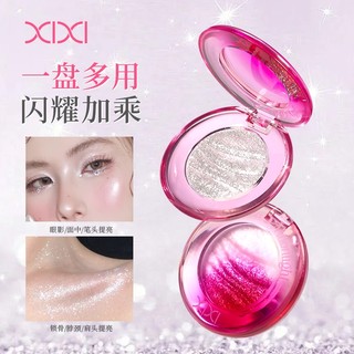 Xixi Diamond Long Lanh Highlighter Powder Long Lasting Shimmer để trang điểm lấp lánh Trang điểm ba chiều tự nhiên Thích hợp cho người mới bắt đầu NO.D814