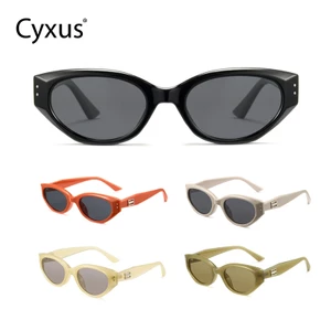 Cyxus Kính râm mắt mèo | Kính râm | Kính râm phong cách Hàn Quốc thời trang | Chất liệu nhẹ | Dành cho cả nam và nữ | Chống tia UV400 | Thích hợp cho du lịch mùa hè 1147