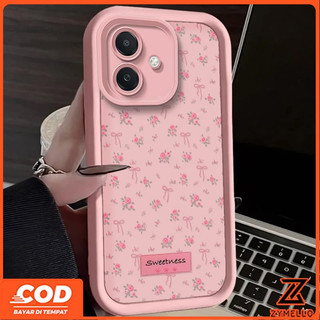 Ốp Lưng Cho Realme Note 50 Realme Note 60 Realme C85 Realme C75 C61 C53 C51 C65 C63 C67 C55 NarzoN55 NarzoN53 Vỏ Điện Thoại TPU Hoa Nhỏ Tươi Nơ