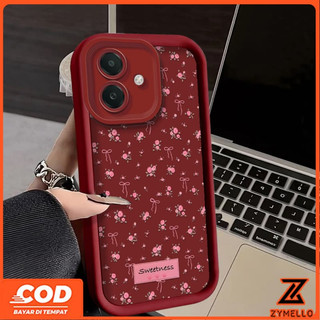 Ốp Lưng Cho Realme Note 50 Realme Note 60 Realme C85 Realme C75 C61 C53 C51 C65 C63 C67 C55 NarzoN55 NarzoN53 Vỏ Điện Thoại TPU Hoa Nhỏ Tươi Nơ