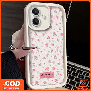 Ốp Lưng Cho Realme Note 50 Realme Note 60 Realme C85 Realme C75 C61 C53 C51 C65 C63 C67 C55 NarzoN55 NarzoN53 Vỏ Điện Thoại TPU Hoa Nhỏ Tươi Nơ
