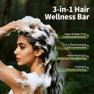 Herbal Platycladi Usman cỏ handmade dầu gội xà phòng Làm mới và xả khỏe mạnh Chống loại bỏ tóc Nuôi dưỡng sạch sẽ