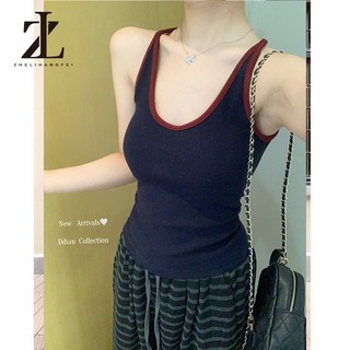 ZHELIHANGFEI [KÈM MÚT] Áo 2 dây nữ basic ôm dáng,áo hai dây chất thun cotton mịn tôn dáng