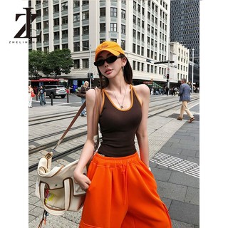 ZHELIHANGFEI [KÈM MÚT] Áo 2 dây nữ basic ôm dáng,áo hai dây chất thun cotton mịn tôn dáng