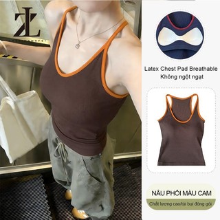 ZHELIHANGFEI [KÈM MÚT] Áo 2 dây nữ basic ôm dáng,áo hai dây chất thun cotton mịn tôn dáng