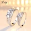 Nhẫn đôi tình yêu đan xen bạc S925 thời trang Zircon Cánh mở Nhẫn cưới có thể điều chỉnh