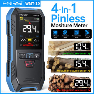 FNIRSI WMT-10 Máy đo độ ẩm gỗ cảm ứng Máy đo độ ẩm không tiếp xúc Máy dò tường mờ gỗ Máy kiểm tra độ ẩm không phá hủy