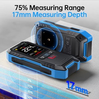 FNIRSI WMT-10 Máy đo độ ẩm gỗ cảm ứng Máy đo độ ẩm không tiếp xúc Máy dò tường mờ gỗ Máy kiểm tra độ ẩm không phá hủy