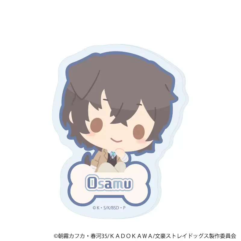 Bungo Đi Lạc Chó Collab Nakajima Atsushi & Dazai Osamu Acrylic Đứng Móc Khóa Anime Merch Bộ Sưu Tập