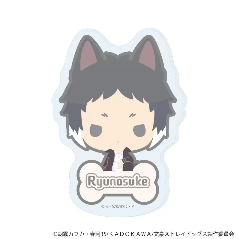 Bungo Đi Lạc Chó Collab Nakajima Atsushi & Dazai Osamu Acrylic Đứng Móc Khóa Anime Merch Bộ Sưu Tập