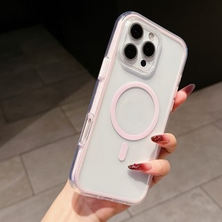 Ốp điện thoại trong suốt từ tính va chạm túi khí 2 trong 1 thích hợp cho iPhone 11 12 13 14 15 16 17 Pro Max bao gồm tất cả vỏ mềm chống rơi