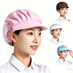 Mũ đầu bếp Jasmine chống bụi, phù hợp xưởng phục vụ và nhà máy thực phẩm