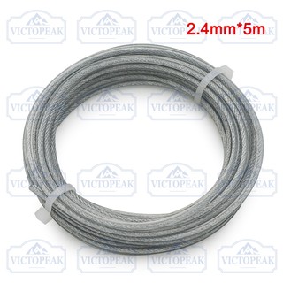 Dây thép tròn 2.4mm X 5m Dây tông đơ Nylon để cắt bàn chải Dây tông đơ bền