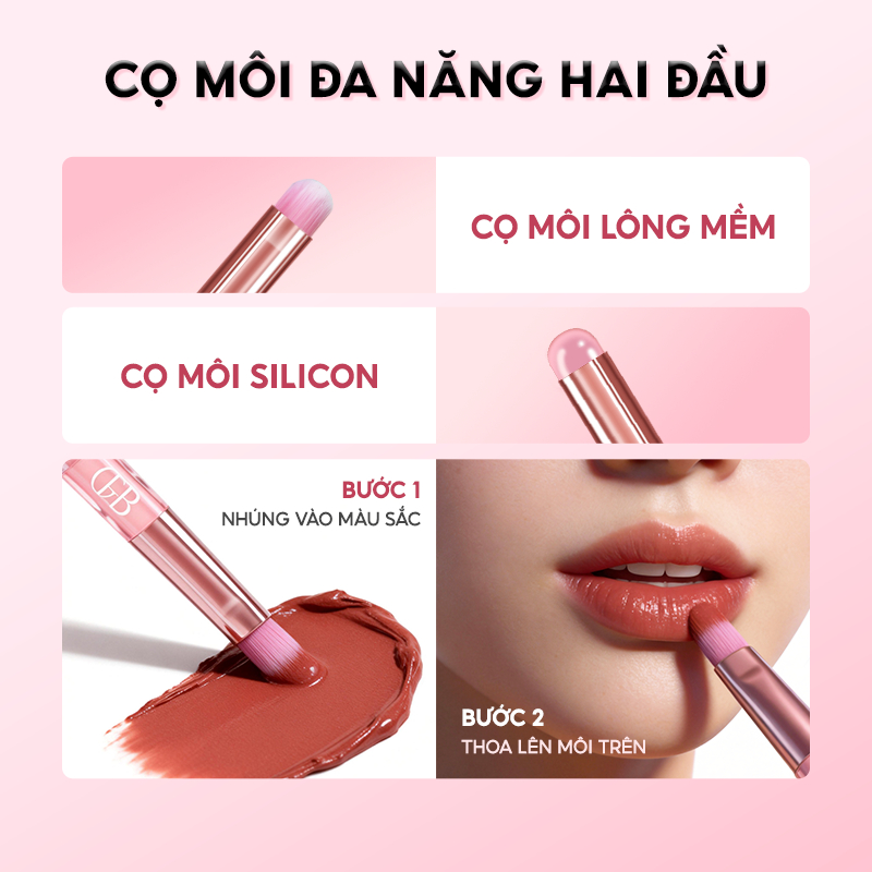 [CFB] Bảng Son CFB Tone Nude, Chất Nhung Lì Mịn, Lên Màu Chuẩn, Dễ Tán, Makeup Chuyên Nghiệp