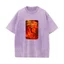 Tung Tung Tung Tung Sahur Ý Brainrot Meme Áo Thun Mùa Hè Hipster Áo Cotton Giặt Cổ Tròn Quá Khổ Top Tee Dạo Phố Áo