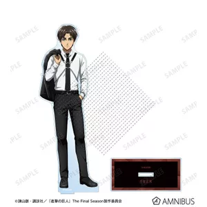 Attack on Titan Suit Style Eren Levi Hange Erwin Acrylic Stand Móc khóa Anime Collection