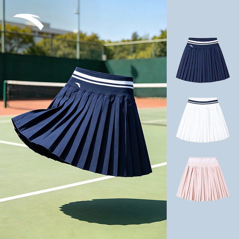 Váy Pickleball/Tennis Nữ ANTA SS Women Skirts Dục Thể Thao Eo Cao A-Line Xếp Ly Váy Ngắn 162437214U