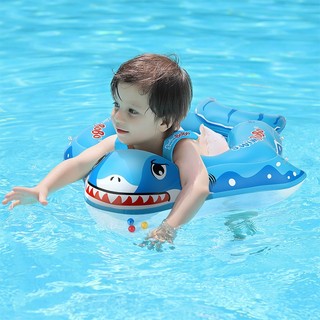 Vòng bơi cho bé SwimBo, Phao an toàn phòng không khí kép có tựa lưng bơm hơi, Ghế chống trượt cho trẻ mới biết đi 12-24 tháng tuổi, Bể bơi mùa hè thiết yếu