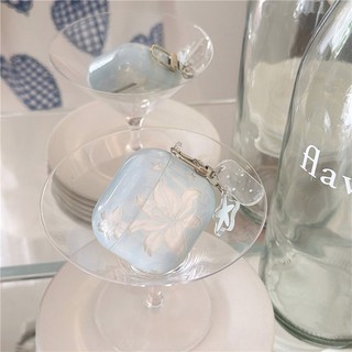 Air Pods 4 Hoa loa kèn trắng mờ Chất liệu TPU Vỏ bảo vệ Tai nghe không dây