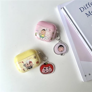 Air Pods 4 Họa tiết hoạt hình Chất liệu TPU Vỏ bảo vệ Tai nghe không dây