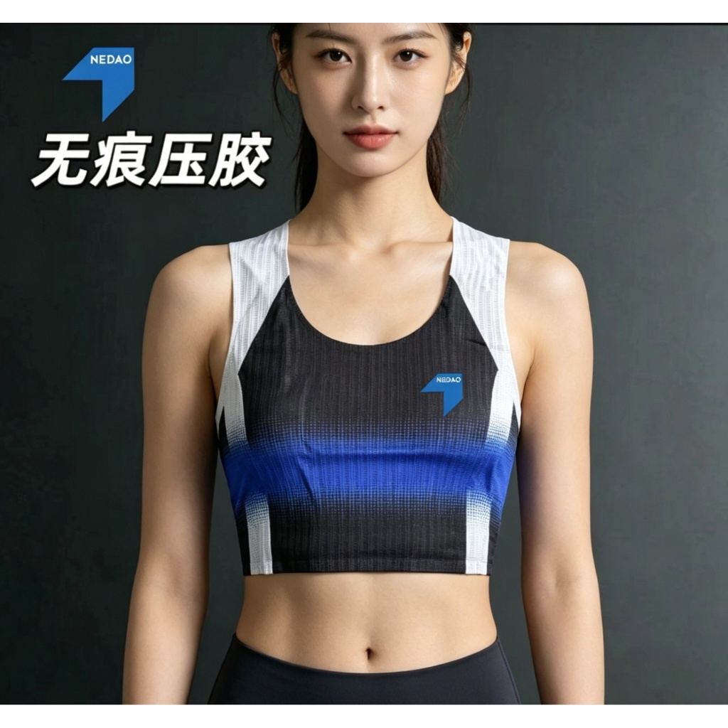 Phong Cách Mới Liền Mạch Nhiều Lớp Áo Nữ Chạy Marathon Thoáng Khí Thể Thao Ngoài Trời Nửa Tay Áo Chạy Bộ Nhanh-