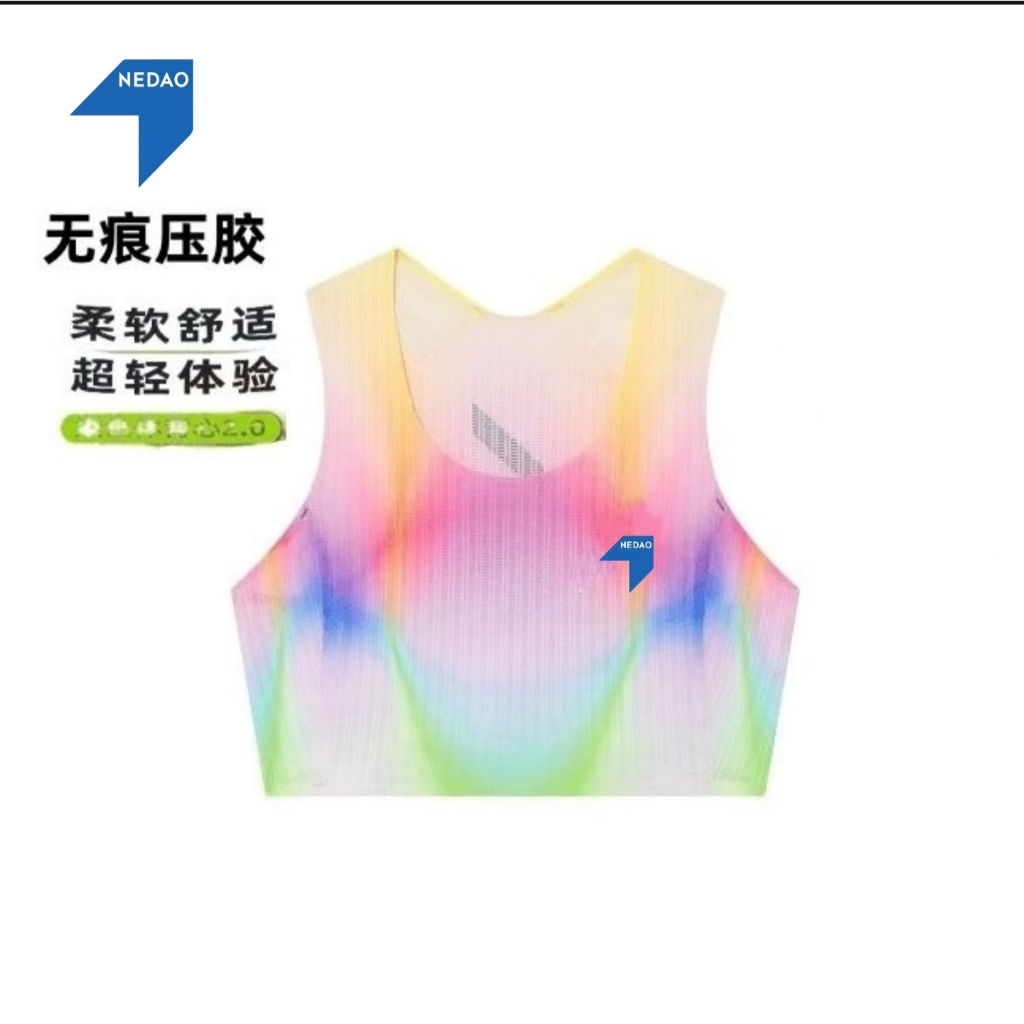 Phong Cách Mới Liền Mạch Nhiều Lớp Áo Nữ Chạy Marathon Thoáng Khí Thể Thao Ngoài Trời Nửa Tay Áo Chạy Bộ Nhanh-
