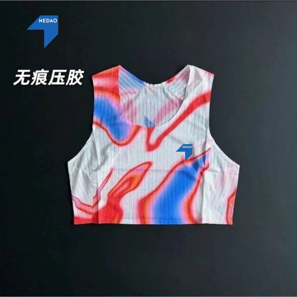 Phong Cách Mới Liền Mạch Nhiều Lớp Áo Nữ Chạy Marathon Thoáng Khí Thể Thao Ngoài Trời Nửa Tay Áo Chạy Bộ Nhanh-