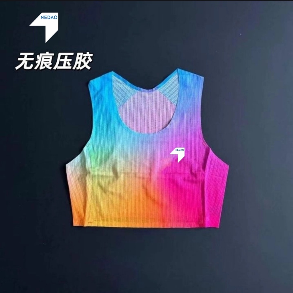 Phong Cách Mới Liền Mạch Nhiều Lớp Áo Nữ Chạy Marathon Thoáng Khí Thể Thao Ngoài Trời Nửa Tay Áo Chạy Bộ Nhanh-