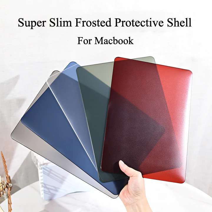 Ốp lưng máy tính xách tay mờ mờ siêu mỏng cho Apple MacBook Air 15 Pro 14/Air 13 M1 M2 M3 M4 M5 Pro 13 New Pro 13.3 Air 13.3 / 13,6 M2 Vỏ bảo vệ máy tính xách tay